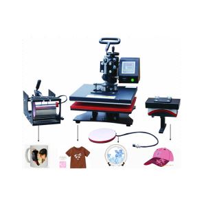 Details About 8 In 1 Heat Press Machine Digital Transfer Sublimation T-Shirt Mug Hat Plate Cap